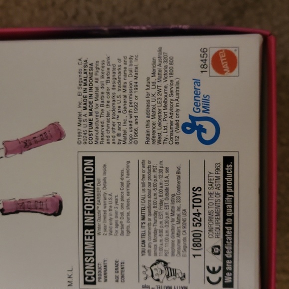 1997 general mills winter dazzle barbie - Picture 3 of 3